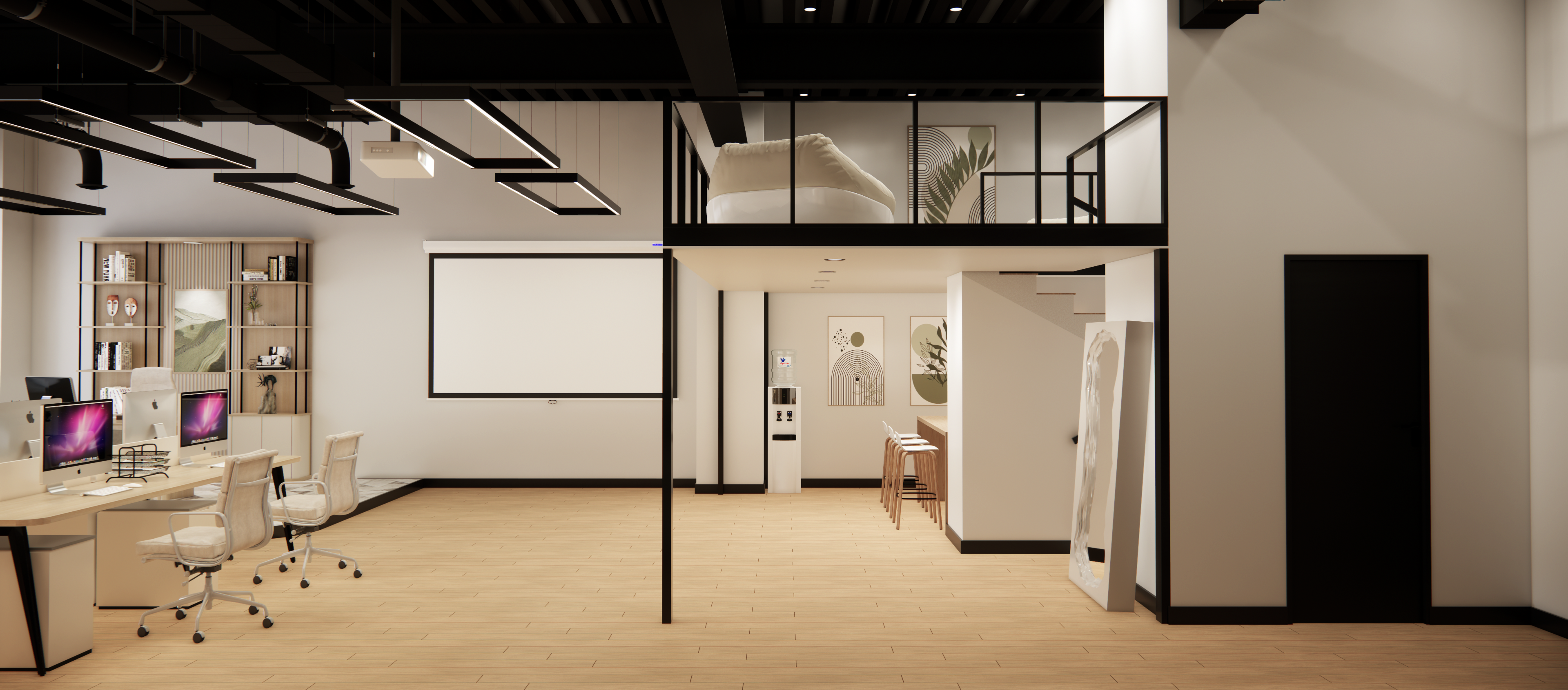 Оффис интерьер зураг 1